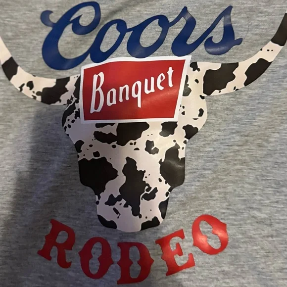Coors banquet rodeo T-Shirt - Gray - Picture 4 of 4